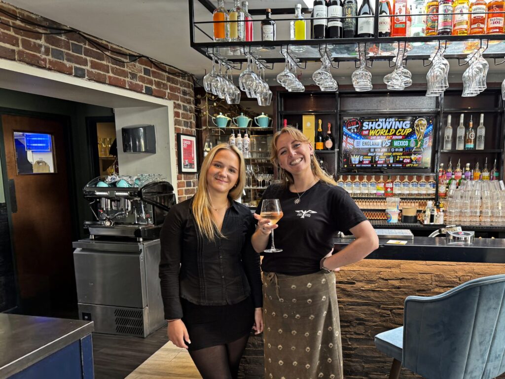 Staff at M Bar in Horsham, taking part in the Tap & Vine Takeover