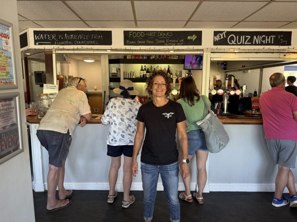 Staff at Horsham Sports Club in Horsham, taking part in the Tap & Vine Takeover