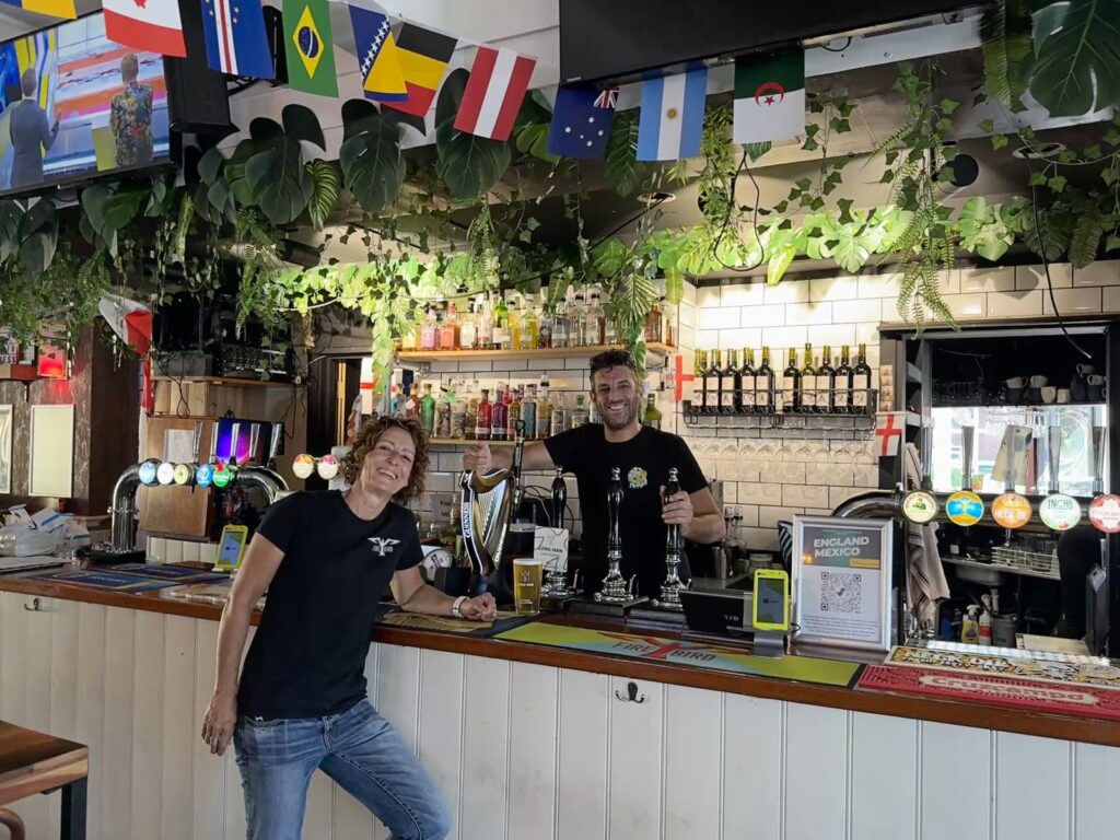 Staff at The Bedford in Horsham, taking part in the Tap & Vine Takeover
